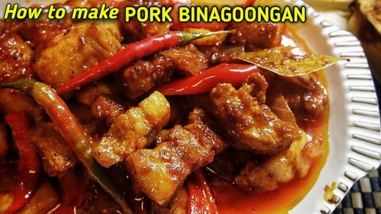 HOW TO COOK PORK BINAGOONGAN  //  SPICY PORK BINAGOONGAN  // PORK AND EGGPLANT RECIPE