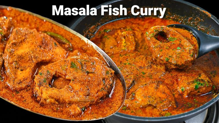 सरसों वाली मसालेदार फिश करी ऐसे बनाएंगे तो तारीफ ही पायेंगे | Masala Fish Curry | Fish Recipe Kabita
