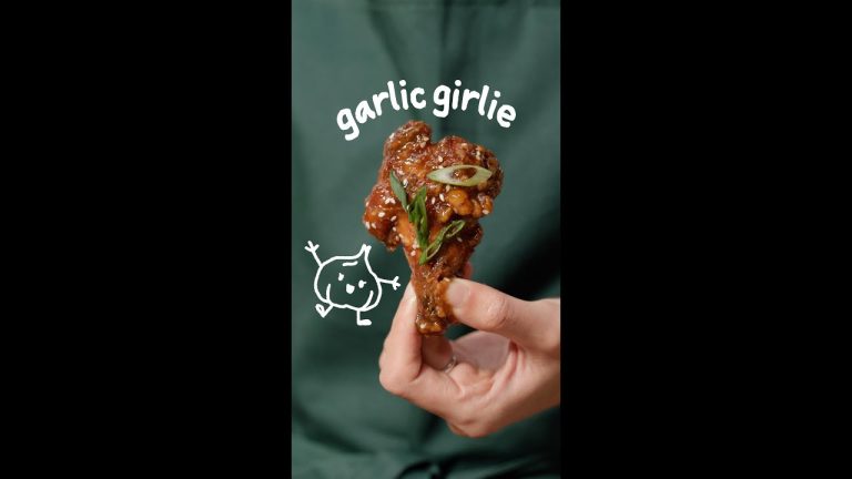 50 Garlic Clove Honey Fried Chicken Wings