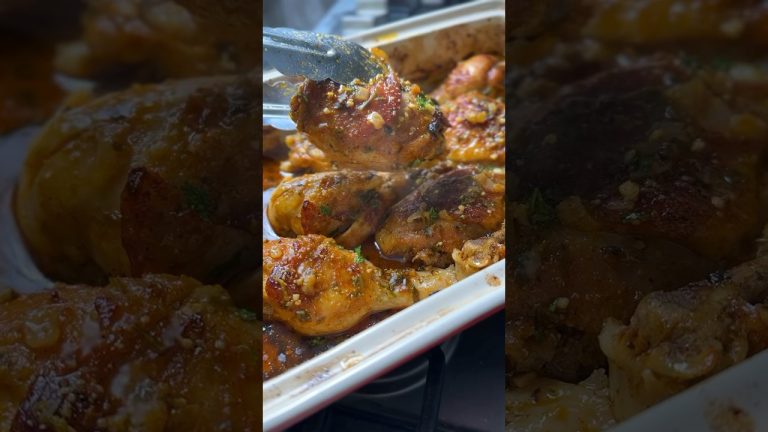 Lemon garlic butter baked chicken