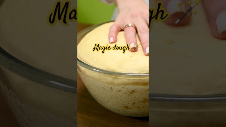 The magic of dough 🪄 Preparing buns 💔#recipe #dessert #buns #dough