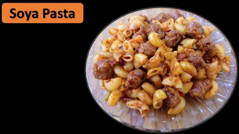 Nutrela Pasta Recipe. Soya Pasta.