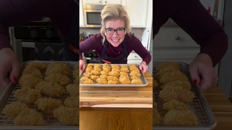 Homemade Air Fryer Chicken Nuggets #Shorts