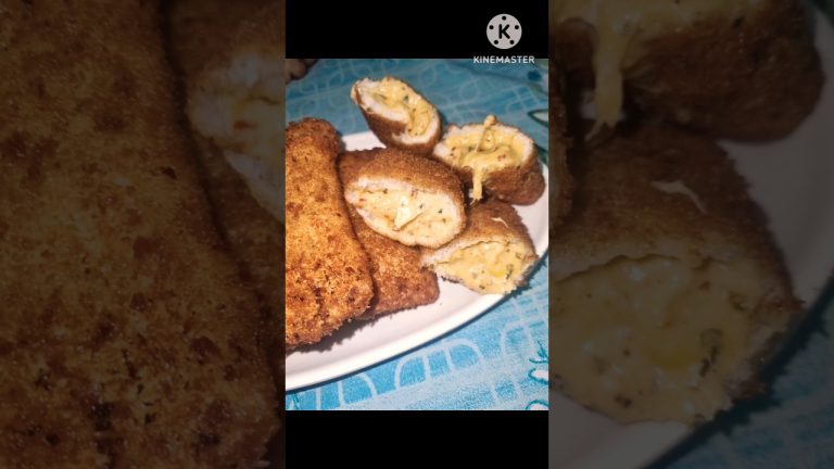 Cheesy And Creamy Bread Pockets#Snacks Recipe#youtube shorts#shorts video#shorts