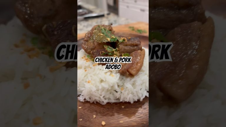 Chicken & Pork Adobo #chickenrecipe #chickenadobo #porkadobo #adobo #filipino #asmr #cooking