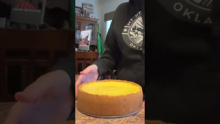 Cheesecake for the Farmer! #cheesecake #baking #dessert #recipe #homestead #homecook #foodie