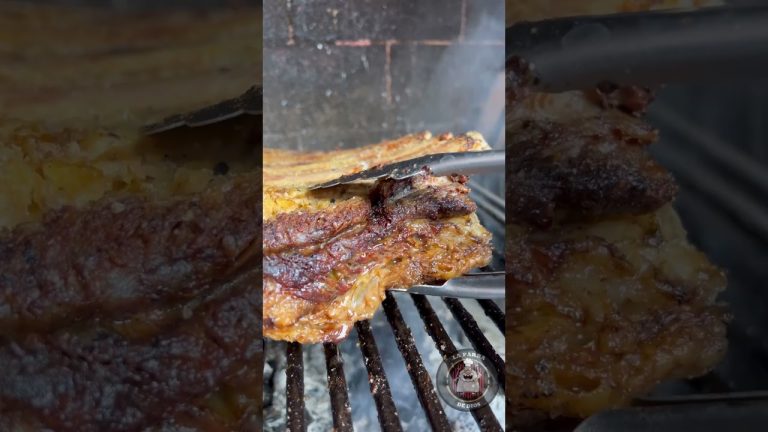 Tiene pinta que va a salir jugoso 🤤 #asado #bbq #food