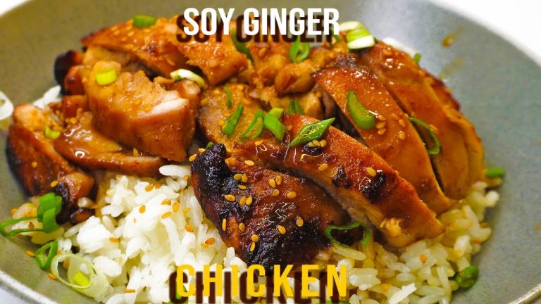 30-Minute Air Fryer Soy Ginger Chicken | Quick & Flavorful Dinner Recipe #SoyGingerChicken