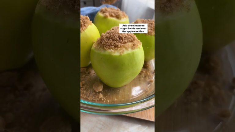 Breakfast Baked Apples #Shorts