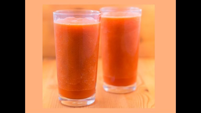 Carrot Smoothie || How To Make Carrot Smoothie