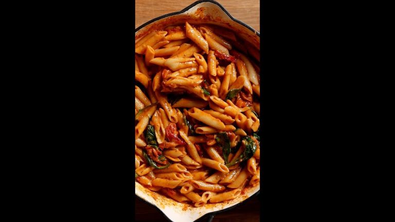 One Dirty Dish – One Pot Creamy Tuscan Pasta