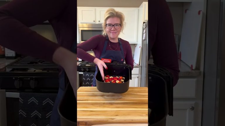 Air-Fryer Roasted Fruit? #Shorts