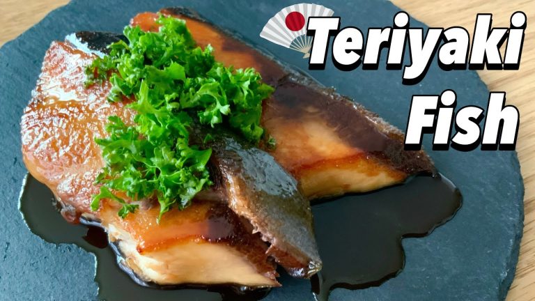Japanese teriyaki fish recipe #shorts