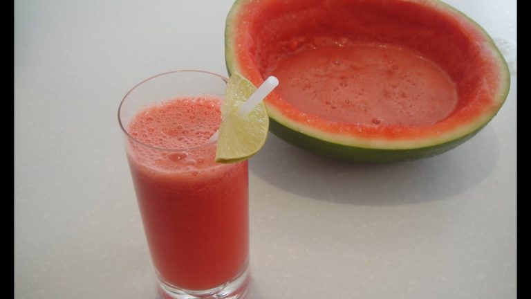 Watermelon Fruit Smoothie Drink Recipe