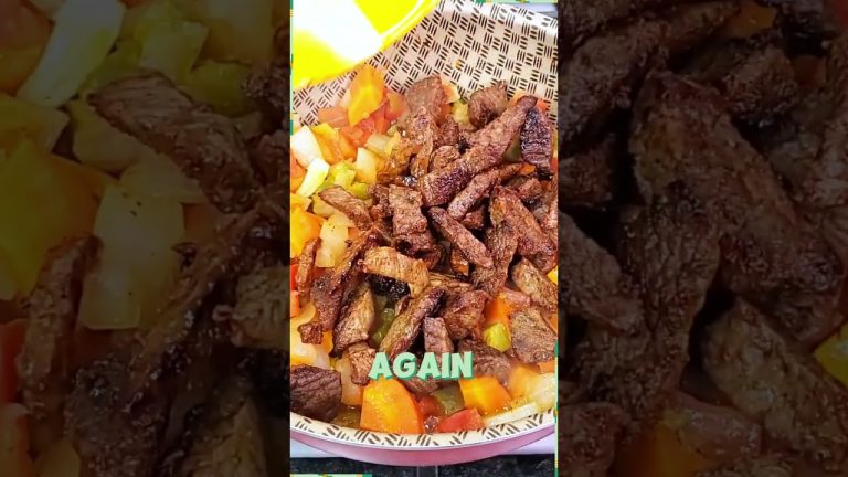 Meat Strips and Vegetable Pasta Delight! #savvytricks #shorts #household #DIY #hacks #tipsandtricks