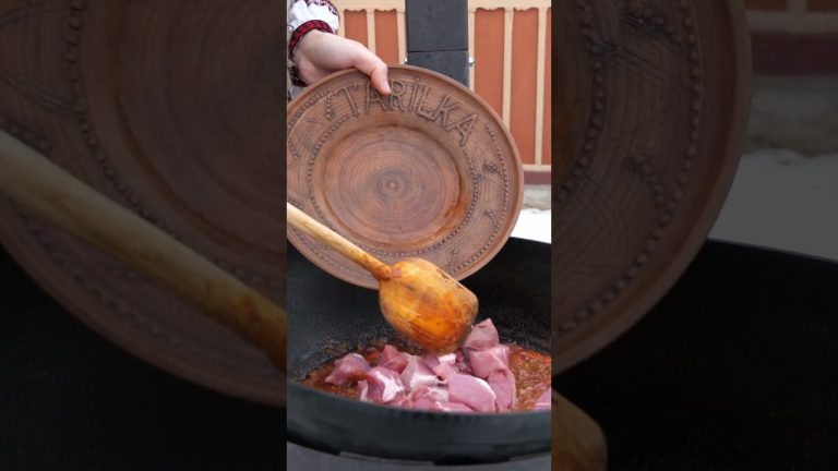 Best beef stew in my life. Cooking in the village