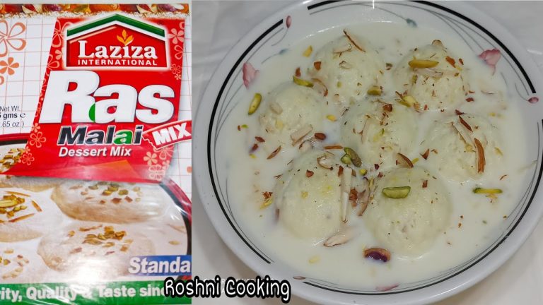 LAZIZA RASMALAI RECIPE |Soft Rasmalai Ki Perfect Recipe|By Roshni Cooking