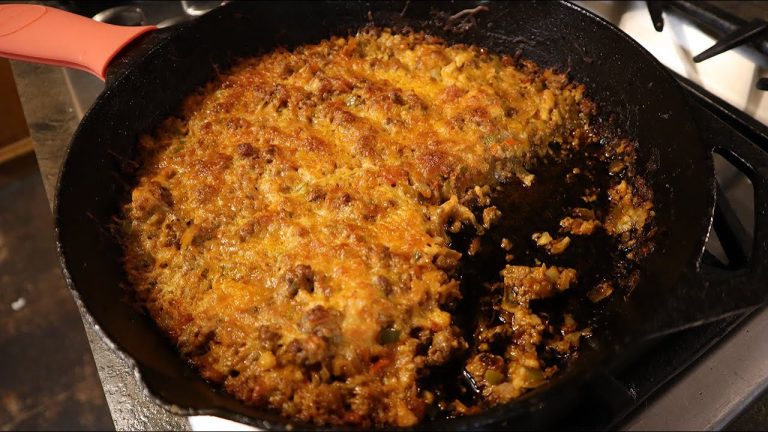 Mexican Keto Ground Beef Casserole – (Spicy Keto friendly Recipe)