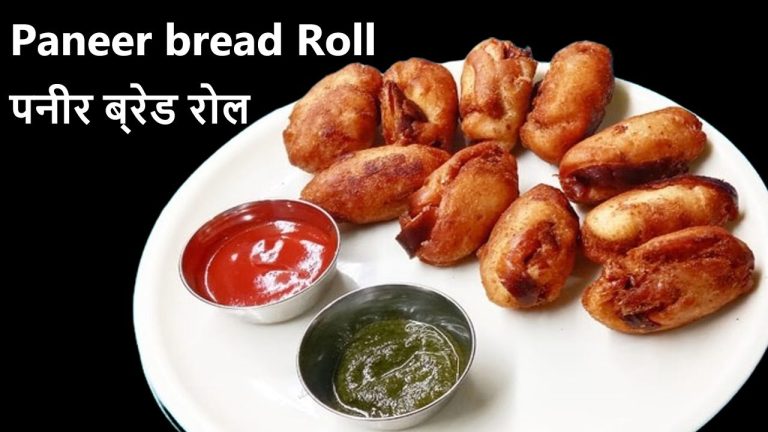 पनीर और ब्रेड से बनाएं एकदम क्रिस्पी नाश्ता। Bread Recipes। Bread roll । easy snacks