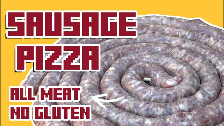 10 Foot Rope Sausage Pizza Pie