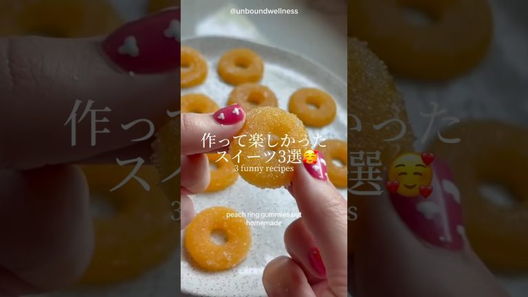 作って楽しかったスイーツ3選｜3 sweets recipes #ショート #shorts #ライフハック #lifehacks #簡単レシピ