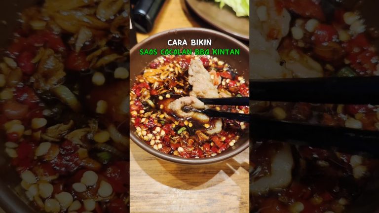 Cara Membuat Saos Cocolan BBQ Paling Enak Di Kintan Buffet. #shorts