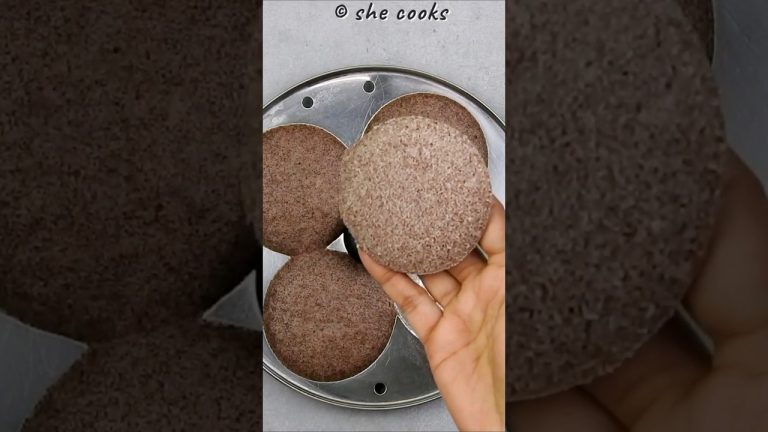 Ragi Idli #ragiidli #ragi #idli #weightloss #diabetic | how to make finger millet idli recipe