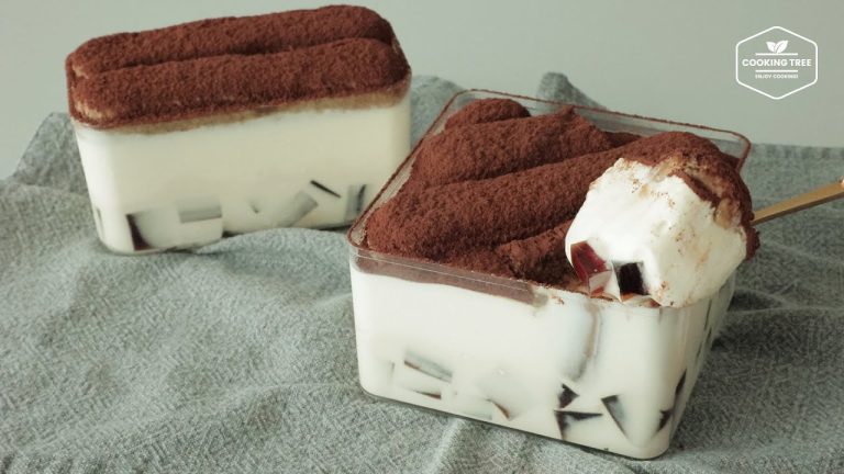 커피 젤리 티라미수 만들기 : 쉬운 디저트 : Coffee Jelly Tiramisu Recipe : Easy Dessert | Cooking tree