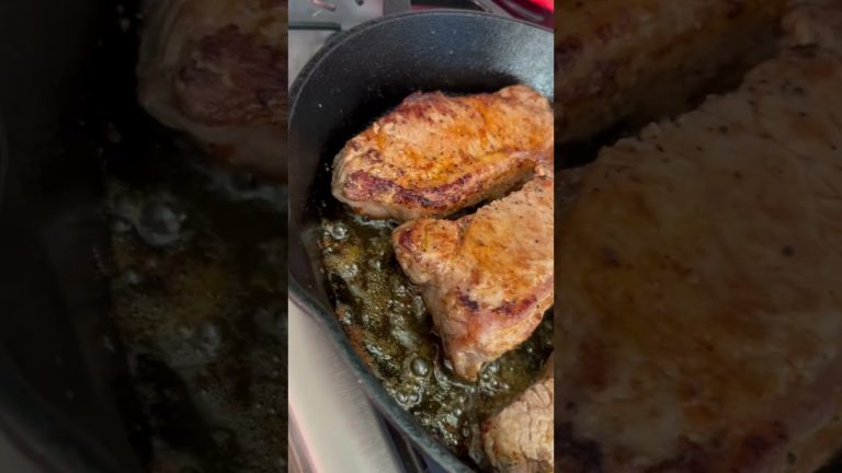 NY steak en sartén de hierro ❤️