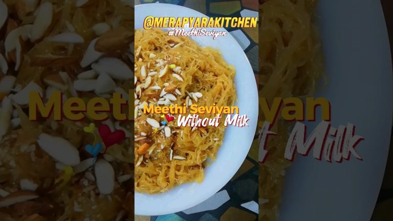 How to make sweet Saviyan without milk|Meethi Saviyan Zarda Recipe pakistani#qamarun