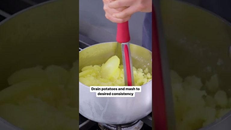 Fastest, Easiest Mashed Potatoes #Shorts