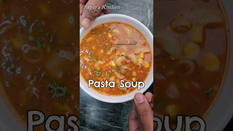 Must try this 100% Healthy and Delicious Pasta Soup Recipe #Shorts #Pasta