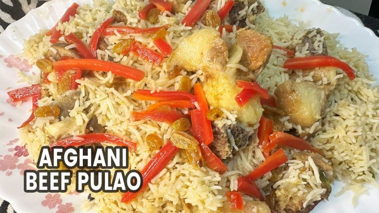 Afghani Beef Pulao | افغانی بیف پلاؤ | Kabuli Pulao Recipe
