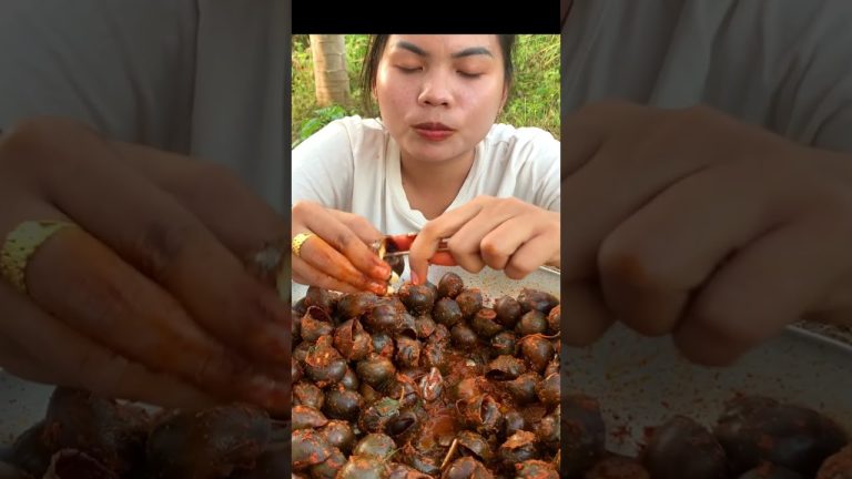 snail fried so yummy, snail recipe, seafood recipe #shorts #short #food 157