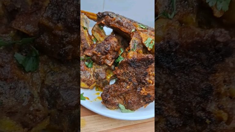 Mutton Chap Recipe l Mutton chap fry l