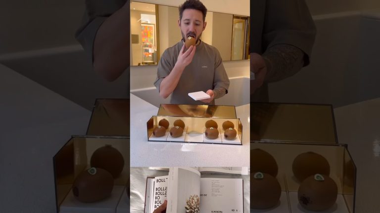 New Creation | Yellow & Green Kiwi Fruits Dessert | So Real #cedricgrolet #recipe