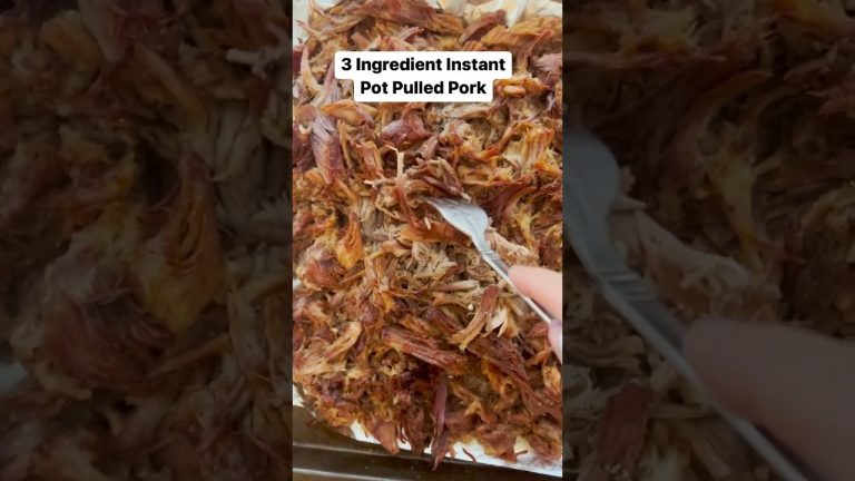 3-Ingredient Pulled Pork Instant Pot Recipe