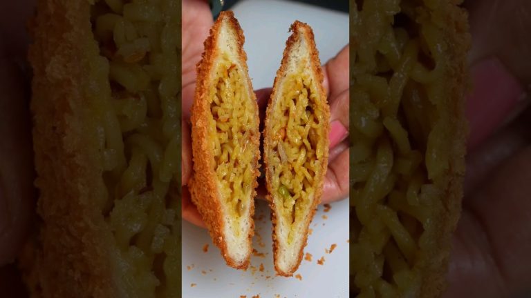 Maggie Bread Cutlet For Snacks 🫶 #shorts #asmr #snacks