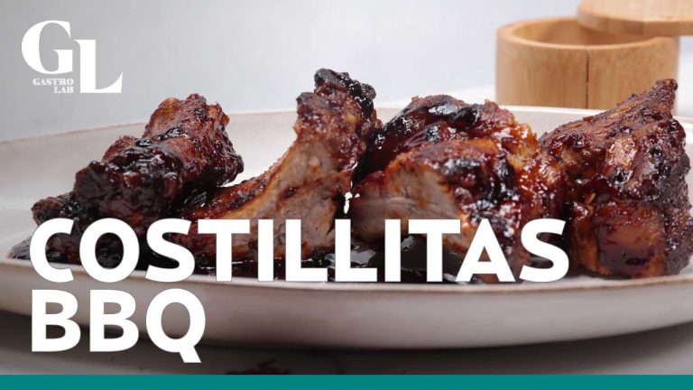 Costillitas en salsa BBQ | Receta rápida para cocinar en minutos