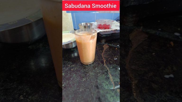 Sabudana Smoothie recipe #shorts #foodie #cooking #youtubeshorts #ytshorts #asmr