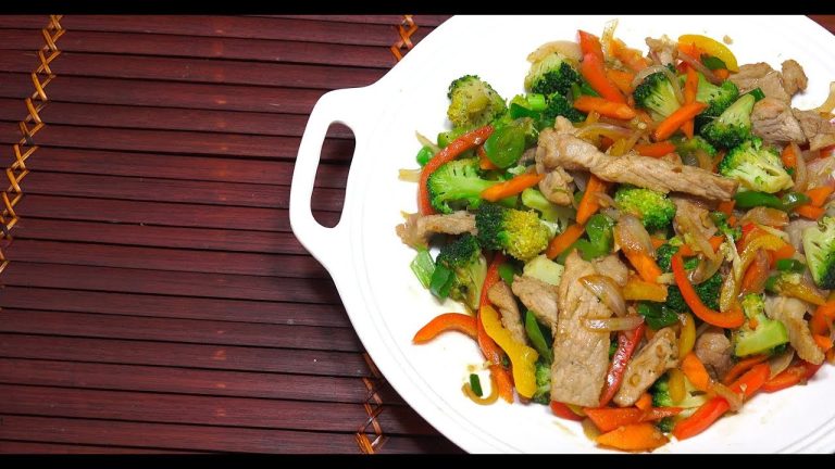 🔴 Chinese Pork & Vegetables – Stir Fry Pork – How to make Stir Fried Pork – Chinese Pork