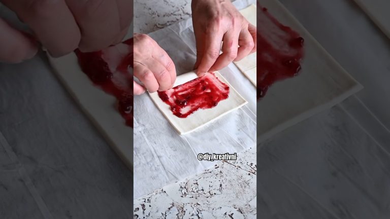 Superrychlý dezert z listového těsta♥️ #valentine #recipe #inspiration