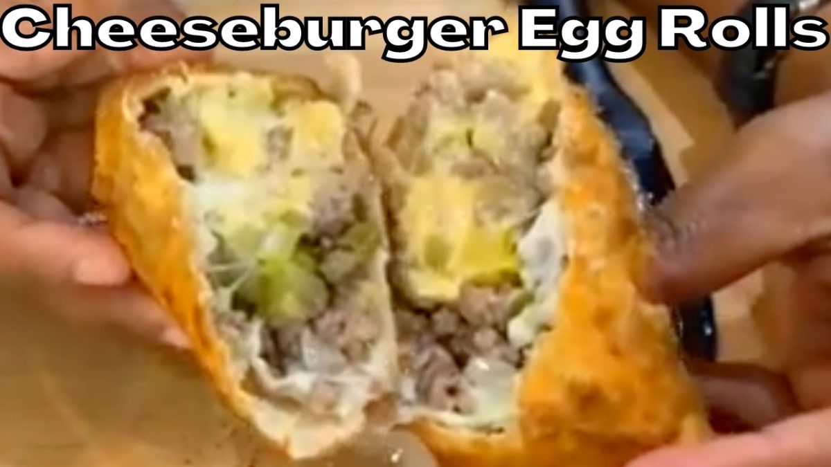 Cheeseburger Egg Roll Recipe You won’t Believe this
