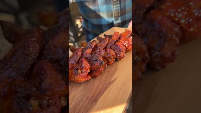 Game day sweet BBQ wings #wingrecipe #wings #sweetwings