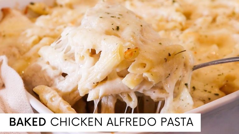 BAKED CHICKEN ALFREDO PASTA | Dinner recipes