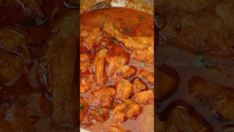 చికెన్ గ్రేవీ కర్రీ😋Chicken Curry👌 #ammachethivanta #chicken #chickenrecipe #shorts #youtubeshorts