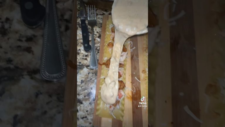 Seafood Lasagna Roll Ups #foodie #seafood #lasagna #fyp #dinner