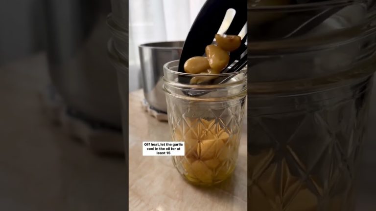 Homemade Garlic Confit #Shorts