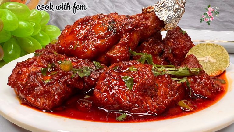 ❤️🌺 HYDERABADI WEDDING SPECIAL RED CHICKEN ❤️🌺 RAMZAN RECIPES ❤️🌺