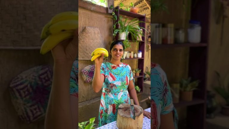 Easy Banana Dates Milkshake Recipe 🍌🍌 | කෙසෙල් මිල්ක්ශේක් 😋😋😋